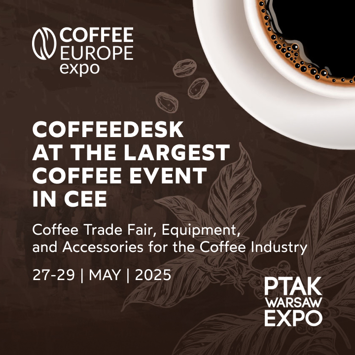 Coffee Europe Expo, Coffeedesk at the largest coffee event in central and eastern Europe